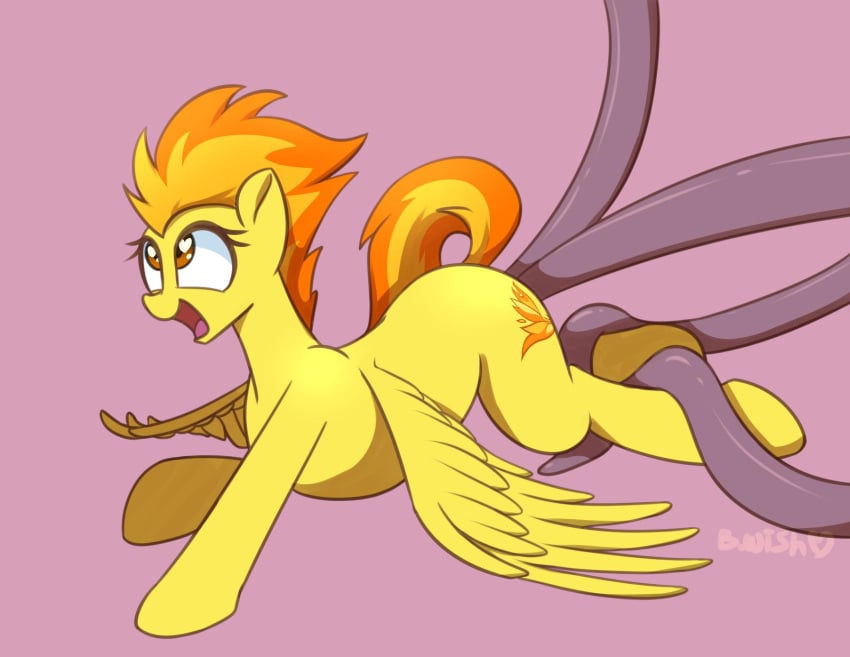 <3_eyes 10s 2019 ambiguous_penetration brown_eyes bumpywish cutie_mark digital_media_(artwork) equid equine eyelashes feathered_wings feathers female feral friendship_is_magic hair hasbro heart hi_res looking_up mammal my_little_pony open_mouth open_smile orange_hair orange_tail pegasus penetration pink_background sex simple_background smile spitfire_(mlp) spread_wings tail tentacle tentacle_penetration tentacle_sex wings wonderbolts_(mlp) yellow_body yellow_feathers