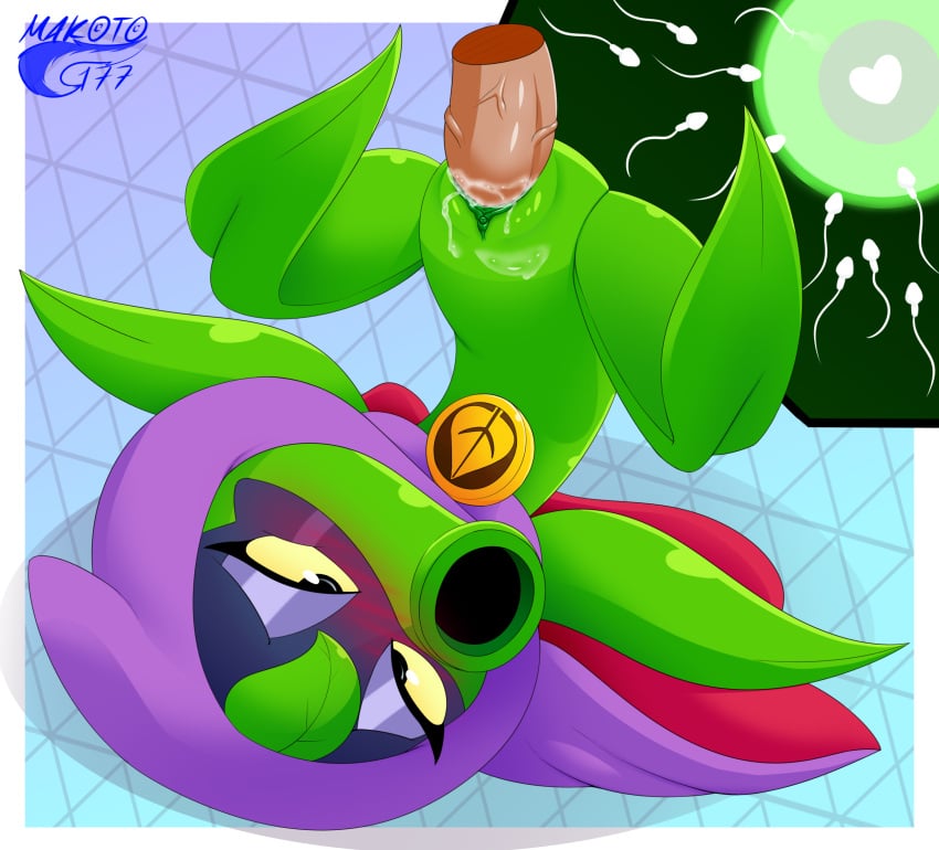 2023 :>= alternate_version_available anthro artist_name blush creampie digital_media_(artwork) disembodied_penis egg_cell female green_shadow_(pvz) heart_in_egg hi_res hood humanoid impregnation light-skinned_male makoto177 mask ovum peashooter_(pvz) plant plant_humanoid plants_vs._zombies plants_vs._zombies_heroes plants_vs_zombies popcap_games pussy sex sperm_cell veiny_penis