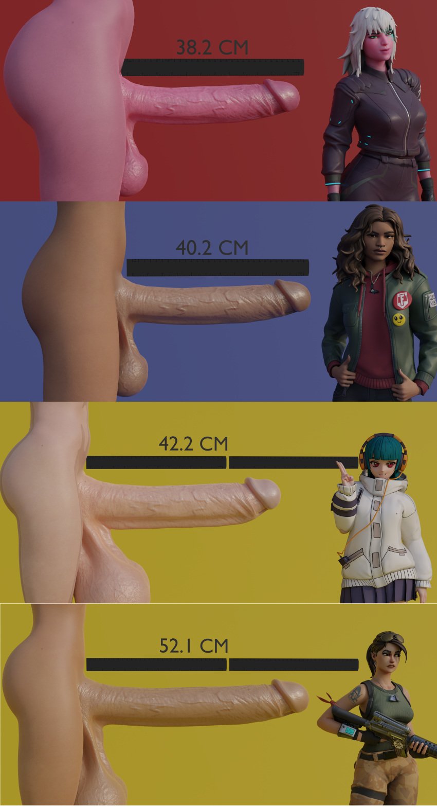 3d 3d_(artwork) big_balls big_penis cock_comparison dictator_meep fortnite futanari gigantic_penis harlowe_(fortnite) huge_penis hyper_penis marvel measurements michelle_jones penis penis_chart penis_comparison penis_size_chart penis_size_comparison penis_size_difference ramirez_(fortnite) ruler text uncensored yuki_(fortnite)