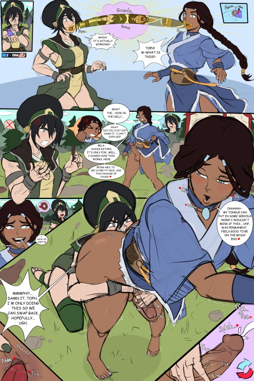 27lsd angry_expression anilingus annoyed ass_worship avatar_the_last_airbender body_swap clothed confused curvaceous dark_skin deep_rimming eating_ass ejaculation face_in_ass femdom futa_on_female futanari huge_ass huge_breasts huge_cock interracial katara milking muscular rimjob rimming saliva shocked smirk smug stroking_penis the_legend_of_aang thick_thighs throbbing_penis tongue tongue_in_anus toph_bei_fong