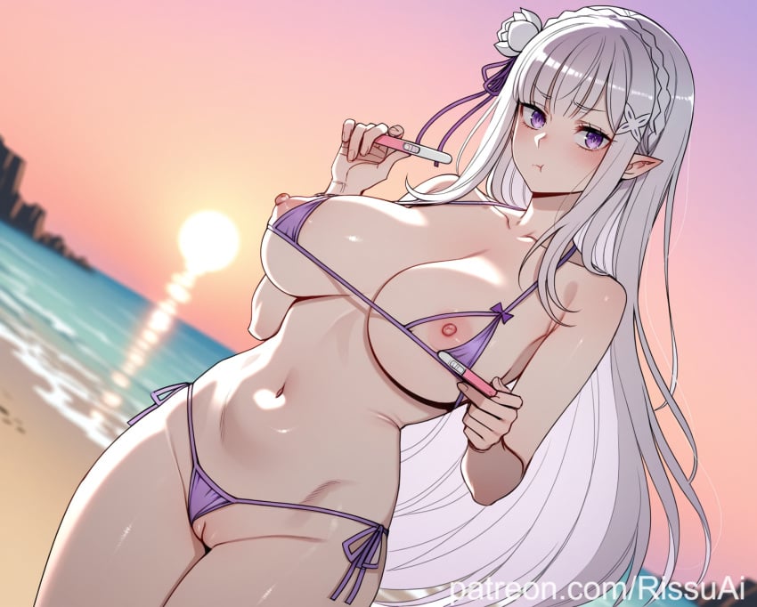 Emilia (Re:Zero) Rule 34 Image