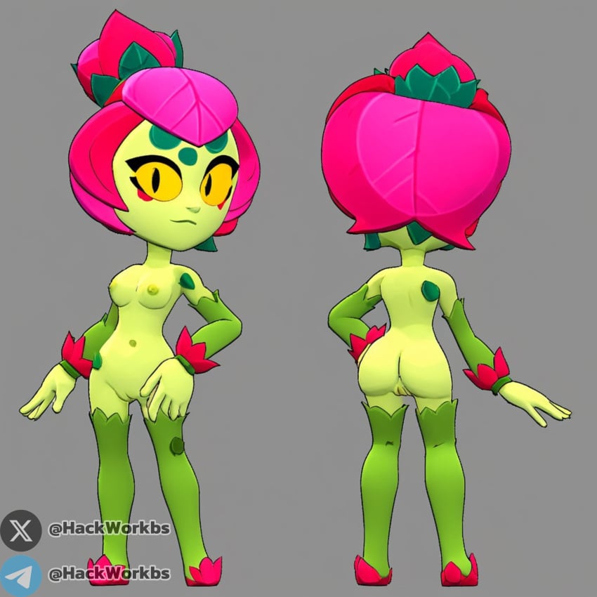 ai_generated ass brawl_stars breasts charlie charlie_(brawl_stars) hackwork pussy