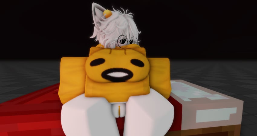 1girls 3d big_breast big_thighs bottomless breasts egg_girl eggyyolk exposed_pussy gudetama gudetama_(character) pussy roblox robloxian sanrio tagme