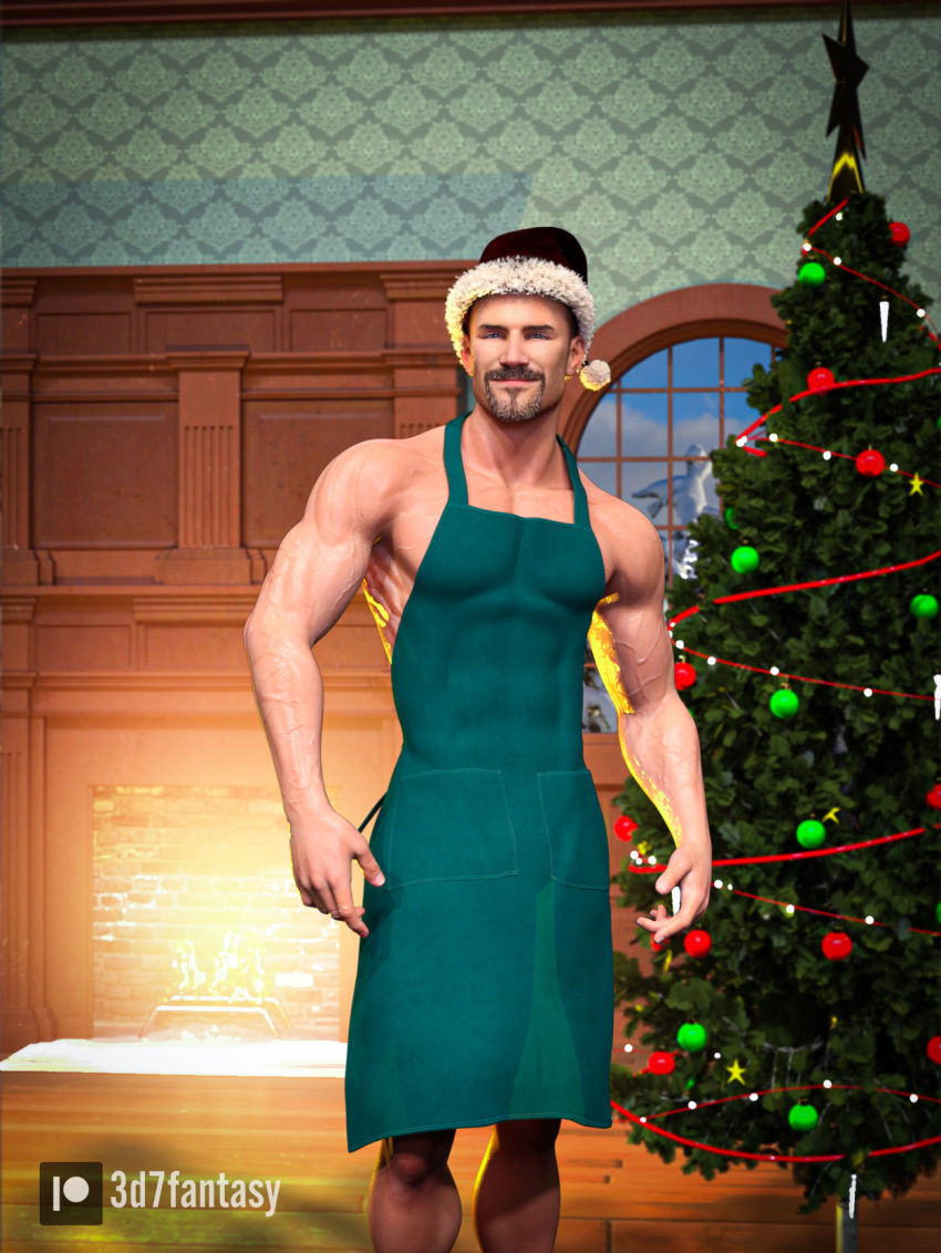 3d7fantasy abs baking biceps christmas christmas_tree cum cum_on_muscles growth_sequence male male_focus male_only muscle muscles muscular muscular_arms muscular_ass muscular_back muscular_legs muscular_male muscular_thighs nipples pecs santa_hat thick_thighs veins veiny_penis