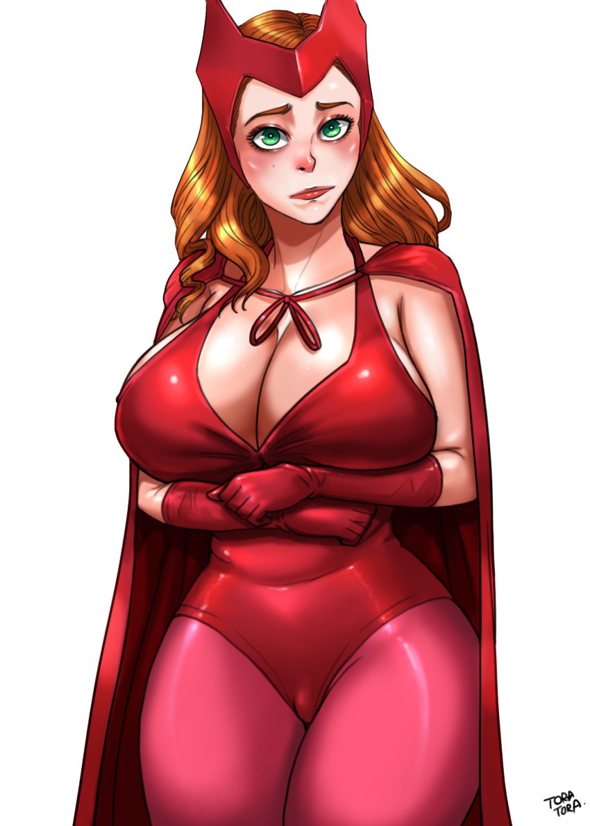 1girls big_breasts breasts busty cleavage curvaceous curvy curvy_figure digital_media_(artwork) eyebrows eyelashes eyes female female_focus fit fit_female green_eyes hair heroine hips hourglass_figure huge_breasts human large_breasts legs light-skinned_female light_skin lips marvel marvel_cinematic_universe marvel_comics scarlet_witch sorceress superhero superheroine thick thick_legs thick_thighs thighs top_heavy tora_tora upper_body voluptuous waist wanda_maximoff wandavision wide_hips witch