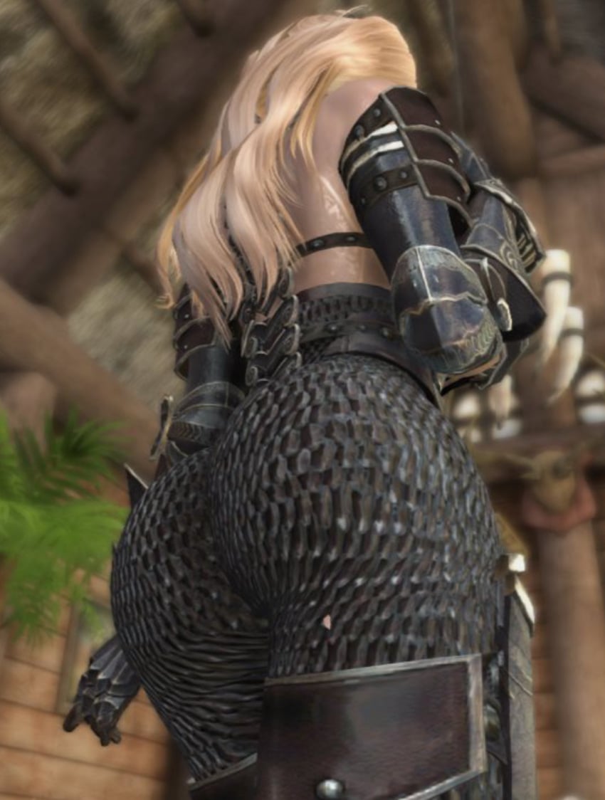 1girls 3d armor big_ass big_breasts bikini_armor blonde_hair blue_eyes bodysuit dat_ass dommy_mommy elf_orc_lunaire female female_only glasses huge_ass huge_breasts large_ass large_breasts rebecca_(original_character) seductive shaking skyrim solo tagme the_elder_scrolls tight_clothing