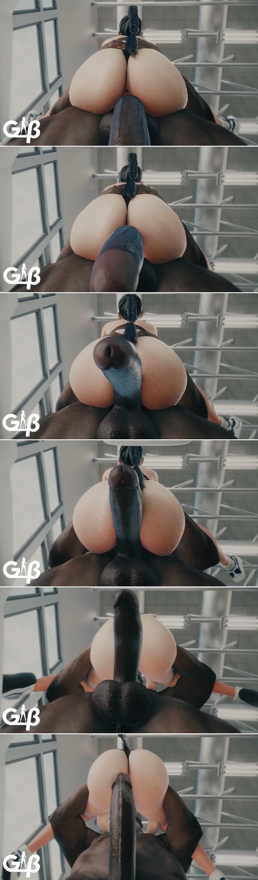 1boy 1girls big_balls big_black_cock blacked blacked_clothing carrying carrying_partner curvy dark-skinned_male erection fat_ass flaccid generalbutch getting_erect growing huge_cock imminent_sex interracial qos queen_of_spades skimpy_clothes stand_and_carry_position standing_sex tagme thick wide_hips
