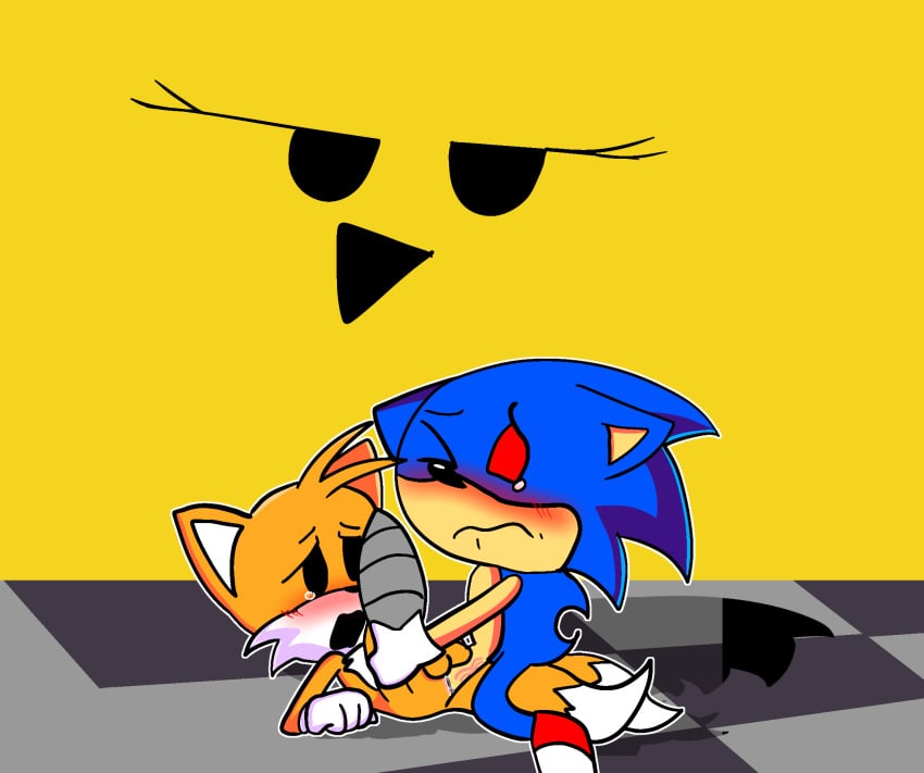 .. anal anal_sex ankifun blush cum cum_inside friday_night_funkin girlfriend_(friday_night_funkin) legs_held_open legs_up male/male penetration sex sonic_(series) sonic_the_hedgehog sunky sunky.mpeg tails tails_the_fox tears tlels