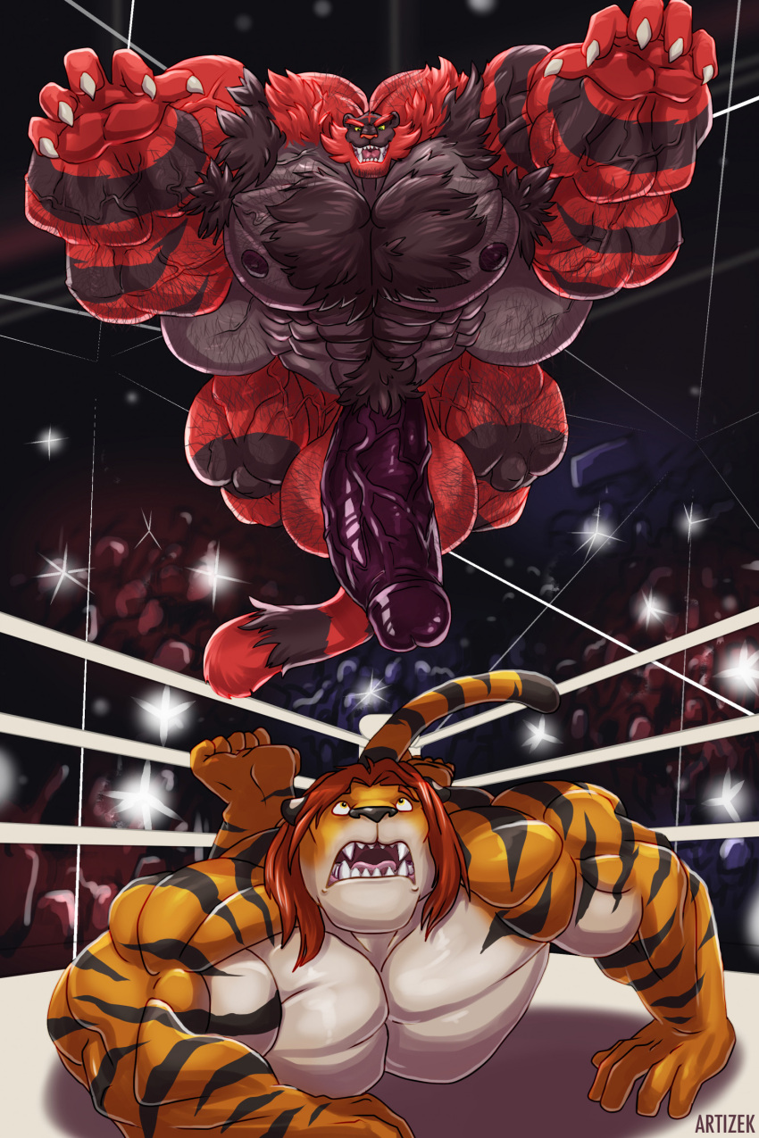 abs artizek biceps furry gay hyper hyper_balls hyper_genitalia hyper_penis hyper_testicles incineroar male male_focus male_only muscle muscles muscular muscular_arms muscular_ass muscular_back muscular_legs muscular_male muscular_thighs nipples pecs pokemon pokemon_(species) veins veiny_penis