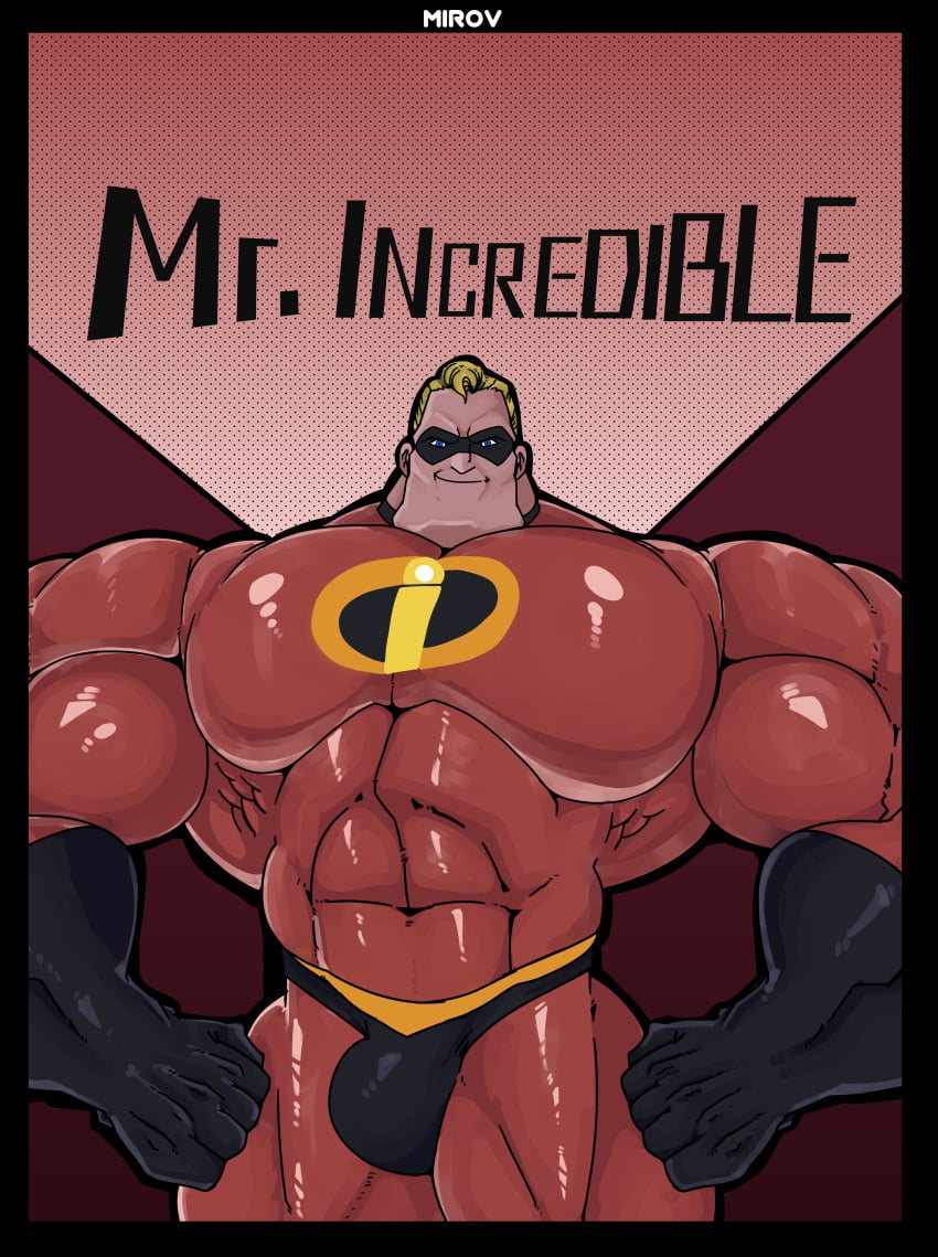 abs biceps bob_parr male male_focus male_only mirov mr._incredible muscle muscles muscular muscular_arms muscular_back muscular_male nipples pecs