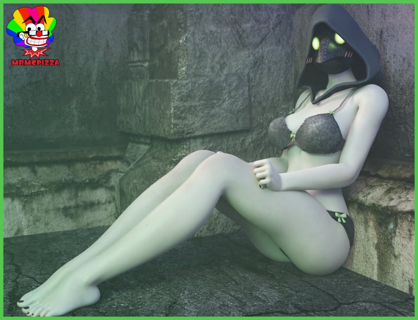 big_breasts blush fortnite mask masked masked_female mrmcpizza pale_skin plague_doctor scourge_(fortnite)