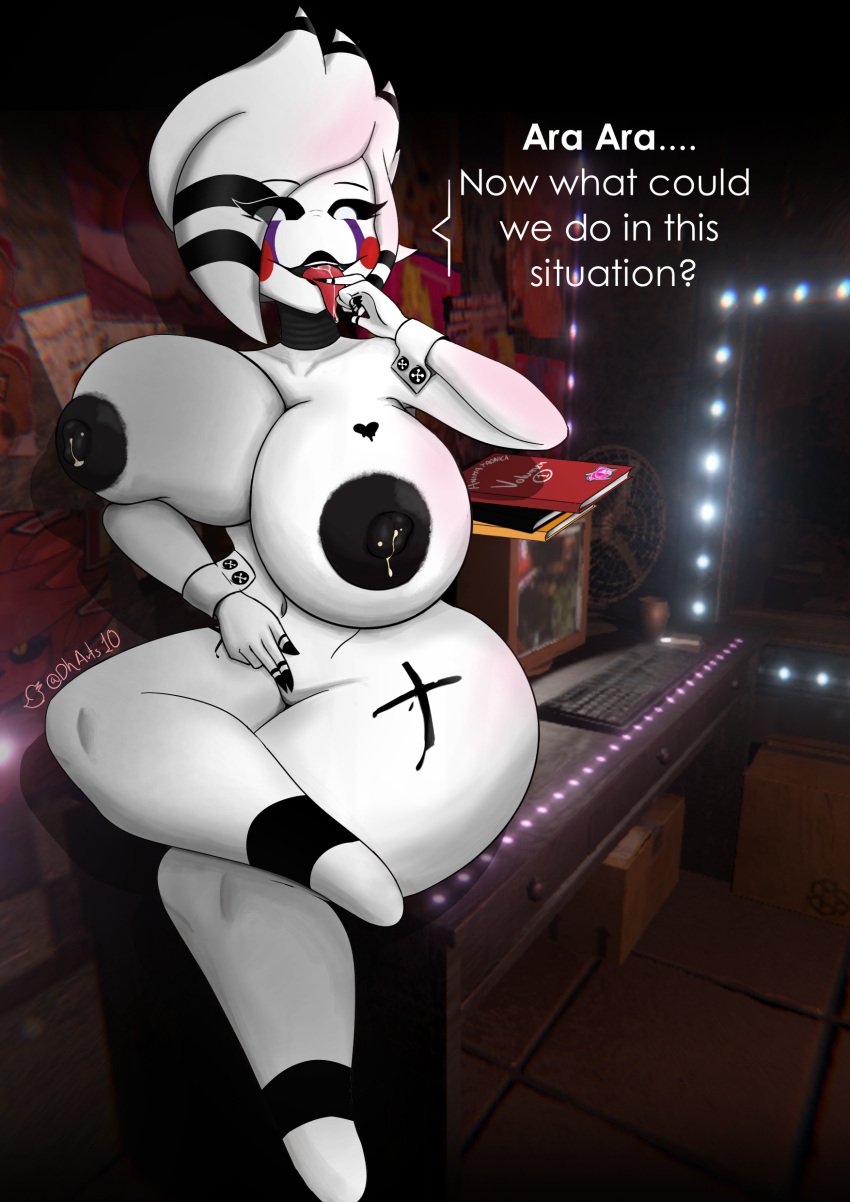 breast_milk breasts cally3d clazzey cryptiacurves dharts10 fazclaire's_nightclub female female_only five_nights_at_freddy's five_nights_at_freddy's_2 fnaf fredina's_nightclub huge_breasts lactating lactation marie(fnia) marie_(cally3d) marie_(cryptia) marionette_(fnaf) milf milk nipples nude nude_female puppet_(cally3d) puppet_(fnaf) scottgames thick_thighs