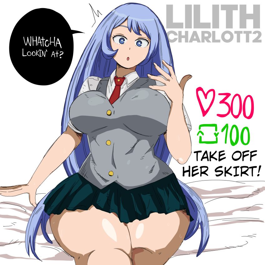 1girls big_breasts lilithcharlott2 my_hero_academia nejire_hado shounen_jump tagme