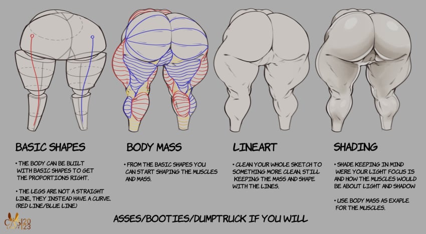 1girls ass ass_focus big_ass bubble_butt butt casloafy drawing_guide education educational english english_text female huge_ass information informative line_art pussy tagme text thick_ass thick_thighs thighs tutorial