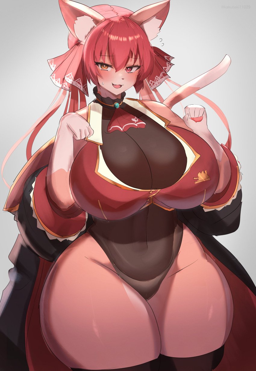 anthro big_breasts breasts child_bearing_hips female furrification furry hololive houshou_marine kakuteki11029 thick_thighs virtual_youtuber wide_hips