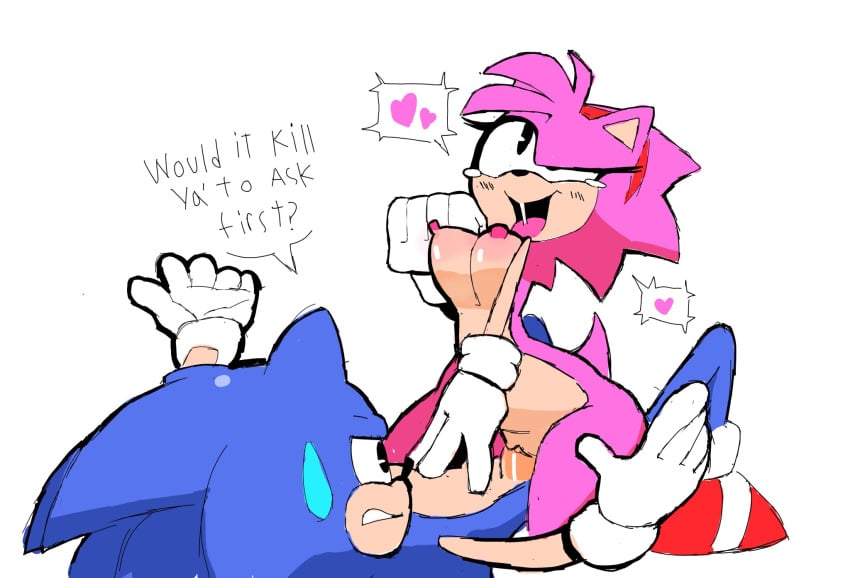 1boy 1girls amy_rose anthro assertive_female bouncing_breasts classic_amy_rose classic_sonic cowgirl_position eks-out english_text exposed_torso female footwear forced handwear large_breasts male naked nude nude_female orgasm_face pink_fur sega sex sonic_(series) sonic_cd sonic_the_hedgehog sonic_the_hedgehog_(series) thick_thighs too_horny vaginal_penetration wide_hips