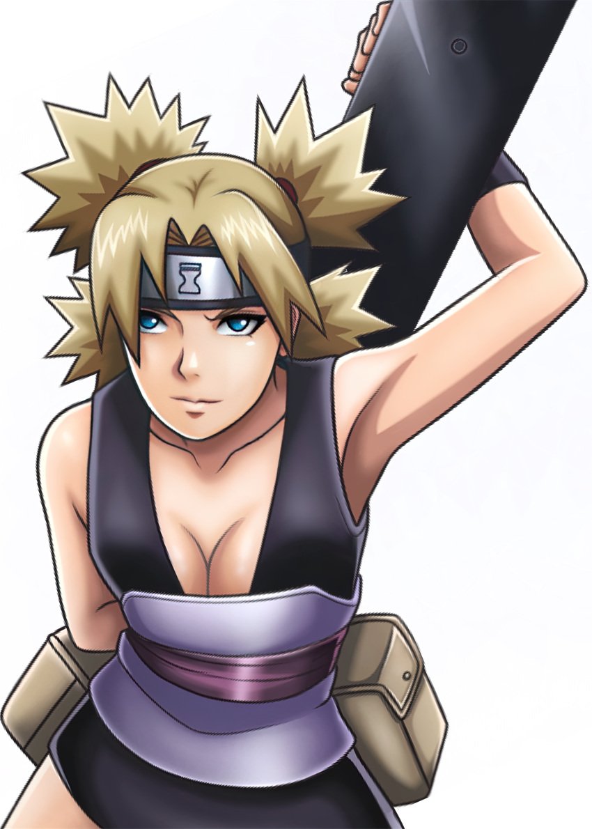 >:) 1girls 5:7 adapted_costume alternate_version_at_source arm_above_head arm_guards armor armpit_focus armpits bag bangs bare_arms bare_legs black_forehead_protector black_shirt black_skirt black_tank_top blonde_hair blue_eyes breasts chest_plate cleavage closed_fan clothing cowboy_shot deep_armpits fan fanbox_reward female female_only folding_fan forehead_protector high_resolution holding_fan kunoichi large_breasts large_filesize legs looking_at_viewer medium_hair naruto naruto_(series) naruto_shippuden necroxxx no_background obi one_arm_up paid_reward parted_bangs presenting_armpit purple_armor quad_tails rotated sandy_blonde_hair satchel shirt skirt sleeveless smaller_version_at_source smile smooth_armpits solo sunagakure_symbol tank_top temari tessen third-party_edit topaz_a.i._gigapixel transparent_background upscaled very_high_resolution wafuku war_fan