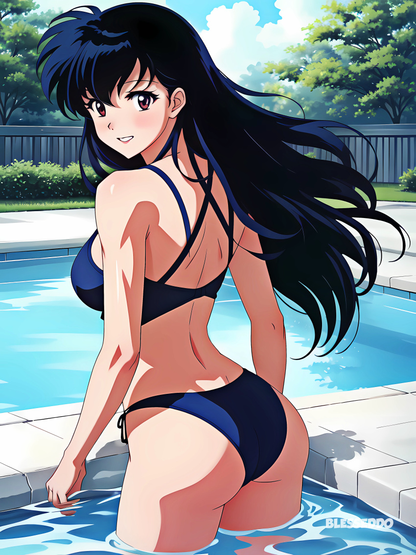 1girls ai_generated alone ass back_view background bath best_girl big_ass big_breasts bikini black_hair black_hair_female blesseddo blue_bikini blue_hair blush blushing_at_viewer blushing_female breasts brown_eyes busty cute_face cute_female cute_girl eyes_open fat_ass fat_ass_teen fat_breasts fat_butt female female_only girl_only hi_res in_water inuyasha kagome_higurashi large_breasts legs long_hair long_hair_female looking_at_viewer looking_back looking_back_at_viewer medium_ass medium_breasts medium_butt on_water only_female only_girl open_eyes piscine pool purple_eyes purple_eyes_female sideboob smile smiling solo solo_female solo_focus teeth thick_legs thick_thighs thighs voluptuous water waterrnrn1girl wet_breasts wet_legs young_female young_girl young_woman