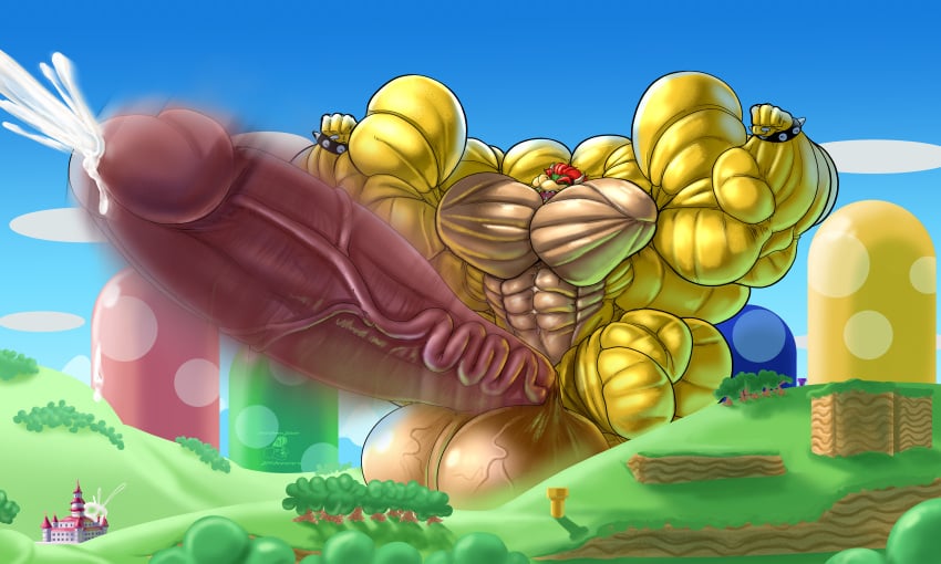 abs biceps bowser furry gay hyper hyper_balls hyper_genitalia hyper_penis hyper_testicles male male_focus male_only mario_(series) muscle muscles muscular muscular_arms muscular_ass muscular_back muscular_legs muscular_male muscular_thighs nipples pecs poodledoodles super_mario_bros. throbbing throbbing_penis veins veiny_penis