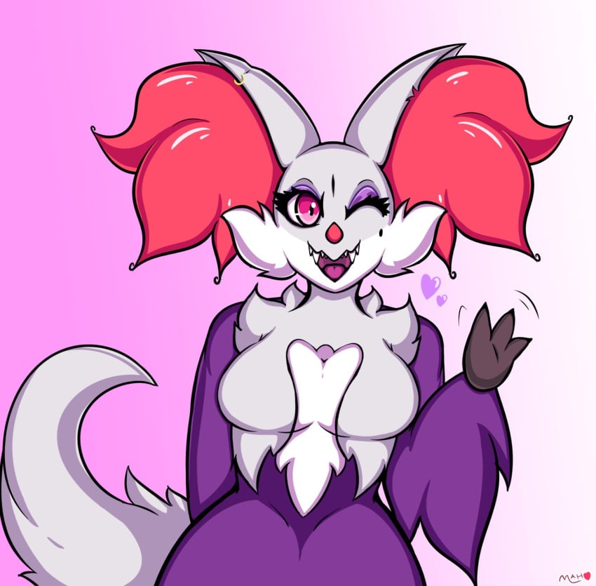 big_breasts breasts delphox female furry mahoxy mahoxy_(artist) pokémon_(species) pokemon shiny_pokemon