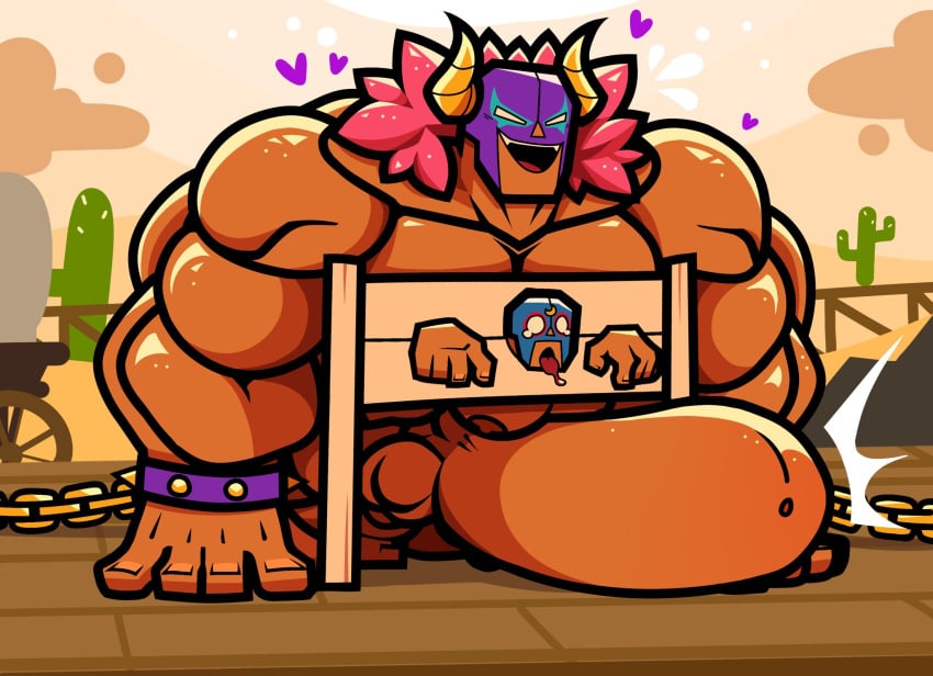 2023 2boys anal anal_insertion anal_sex anthro arms bara beast belly belly_bulge belly_expansion biceps big_arms big_belly big_belly_bulge big_chest big_hands big_muscles big_pecs big_penis blush_lines bracelet bracelets brawl_stars bulge chained chained_up chained_wrists chains color colored commission completely_naked completely_naked_male completely_nude completely_nude_male crying dark-skinned_male dark_skin demon desert digital_art digital_drawing_(artwork) digital_media_(artwork) doggy_style doggy_style_position duo duo_focus el_primo_(brawl_stars) evil evil_eyes evil_grin evil_smile fangs gay gay_anal gay_domination gay_sex giant_male grin grinning hands heart hearts_around_body hearts_around_head horn horns horny horny_male huge_arms huge_belly huge_cock huge_muscles human lanopoli latino legs macro macro_male male male/male male_focus male_on_male male_only male_penetrated male_penetrating male_penetrating_male man_boobs manboobs mask mask_only masked masked_male musclegut muscles muscular muscular_arms muscular_chest muscular_hands muscular_legs muscular_male muscular_pecs muscular_thighs naked naked_male nipples non-con nonconsensual nude nude_male on_top open_mouth pecs penis_in_ass pinned_down pinned_to_floor public public_exposure public_humiliation public_indecency public_nudity public_sex rape sex sex_from_behind sex_slave shaded shiny_skin size_difference smile smiling smirk smirking spiked_bracelet stomach stomach_bulge stomach_deformation supercell tan-skinned_male tan_body tan_skin teeth teeth_showing teeth_visible tongue tongue_out watery_eyes white_eyes wide_smile wrestler wrestling_mask yaoi