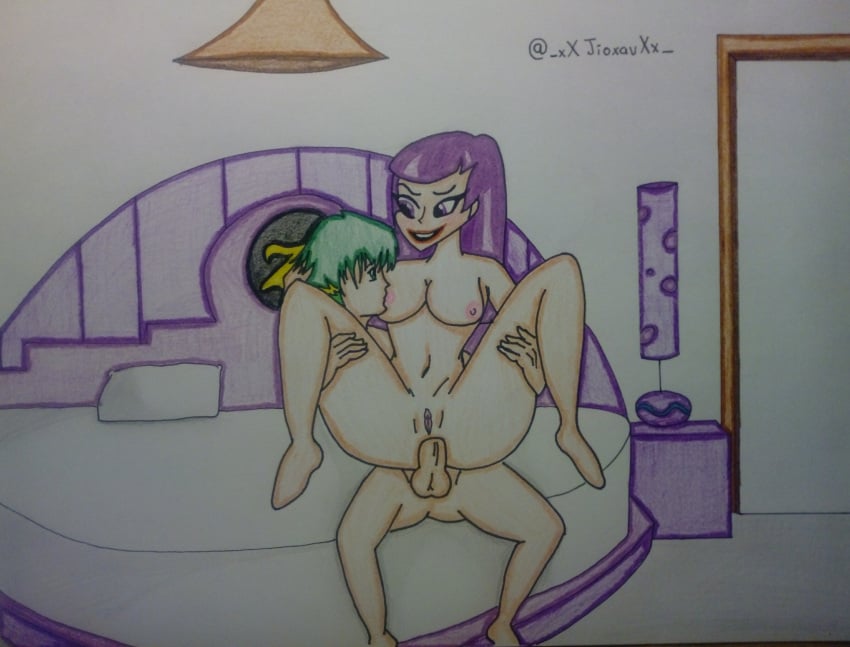 1boy 1girls anal anal_sex ass big_breasts crossover dc dc_comics dc_super_hero_girls female friendship_is_magic hasbro humanoid jioxav legs_held_open my_little_pony nude purple_eyes purple_hair pussy seated_carry_position sketch smooth_skin spike_(mlp) spike_x_zee_zatara spread_legs sucking_nipples thick_thighs traditional_media_(artwork) zatanna zee_zatara