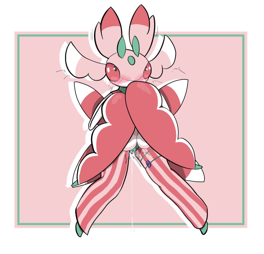 bug bug_girl bullelewds dripping dripping_pussy flustered grass_type insect_girl lurantis mantis pink_body pink_eyes plant plant_girl pokémon_(species) pokemon pussy_juice pussy_juice_drip red_eyes shaking_legs toy vibrator vibrator_in_pussy