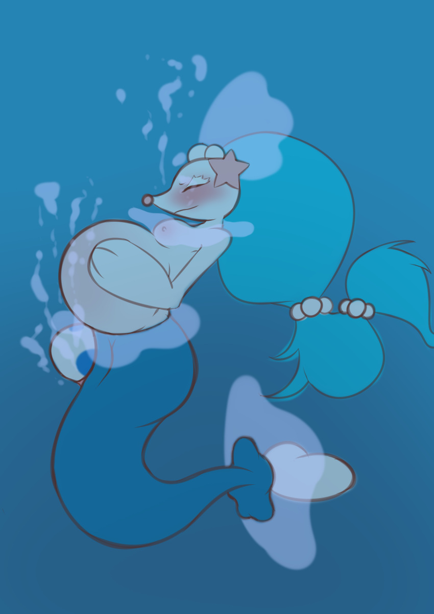 1girls absurd_res anthro belly big_belly birth clothed clothing contraction darlondemonic egg egg_laying female female_only generation_7_pokemon hi_res marine merfolk mermaid_tail nintendo partially_clothed pokémon_(species) pokemon pokemon_(species) pregnant pregnant_female primarina push pushing solo split_form