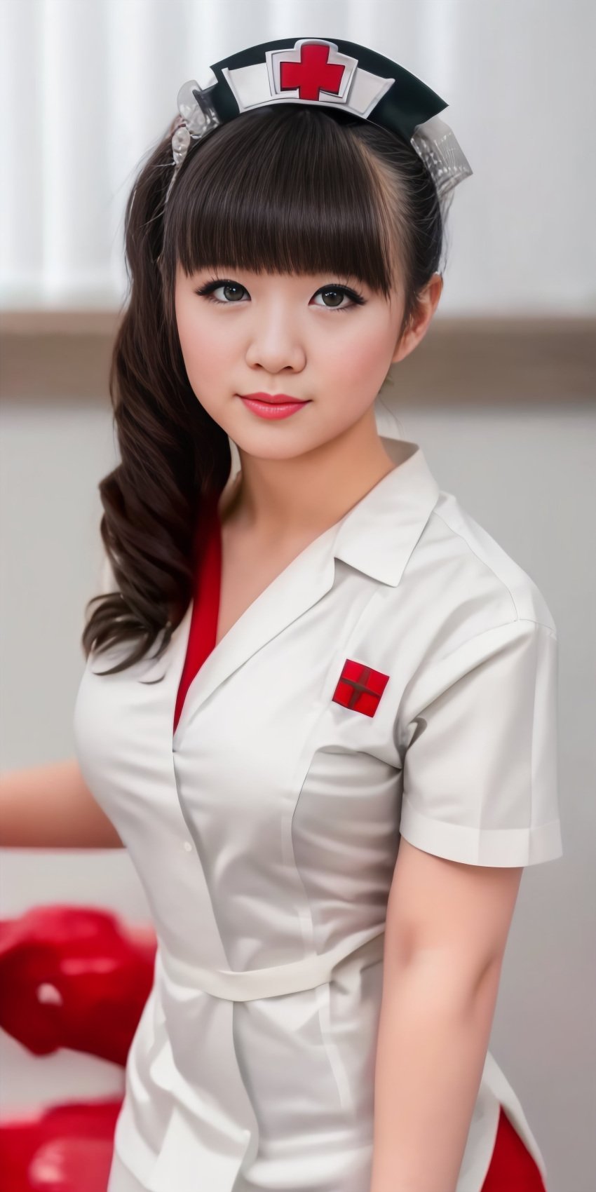 ai_generated asian_female babymetal moa_kikuchi moametal nurse nurse_uniform stable_diffusion