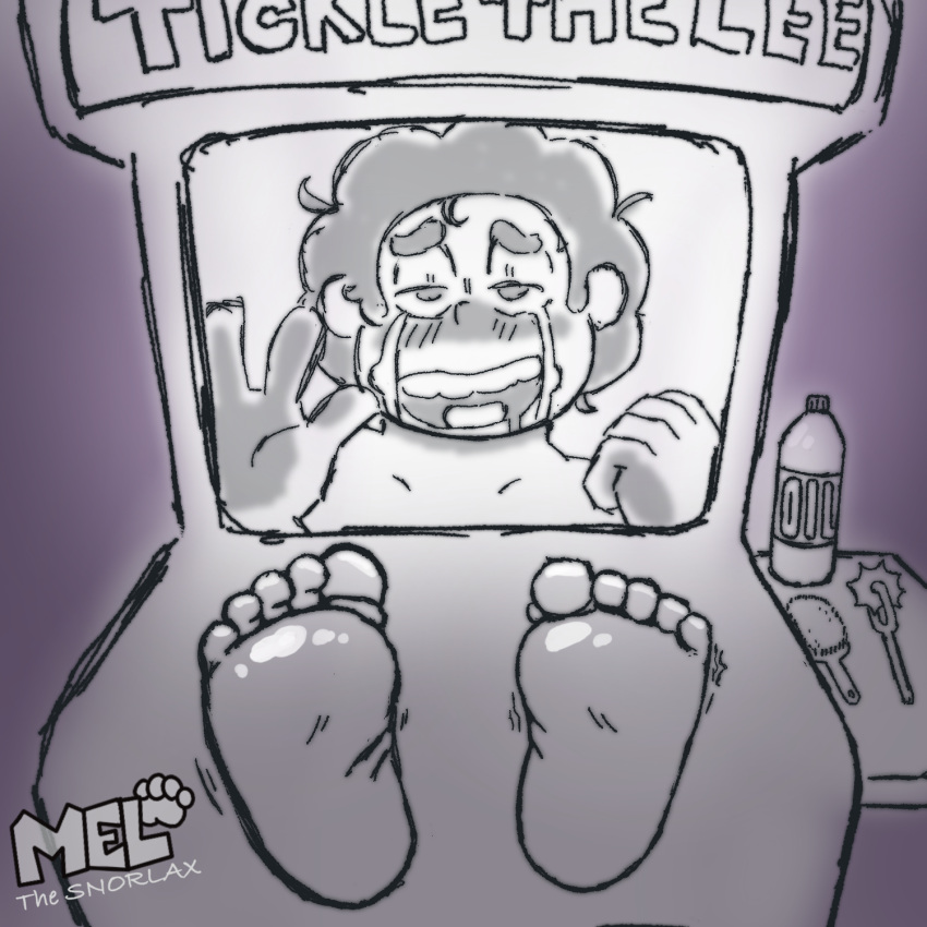 after_tickling aftermath blush crying crying_with_eyes_open feet foot_fetish foot_focus male_feet male_foot_fetish male_only melthesnorlax sketch steven_quartz_universe steven_universe tickle_fetish tickle_torture tickling tickling_feet toes_tied