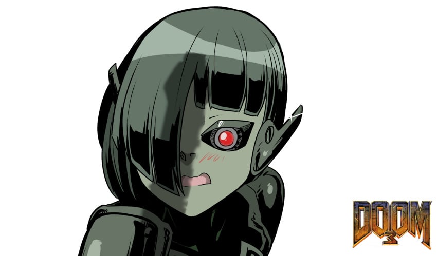 armor blush blushing cyborg cyborg_girl day_of_wrath day_of_wrath_(doom_fanfic) dick_shadow doom doom_(series) doom_3 doom_eternal doom_slayer_(doom) doomguy fanfiction firearm funny gijinka glowing_eye glowing_eyes green_skin gun gynoid hair_over_one_eye infinitypilot kukuruyo looking_at_penis meme military military_uniform moe moemorphism open_mouth original original_character penis_shadow red_eye red_eyes robot robot_girl robot_humanoid rocket_launcher rocket_launcher_(doom) scared sentry_bot sentry_bot_(doom_3) shadow shocked shocked_expression staring_at_penis surprise surprised surprised_expression weapon