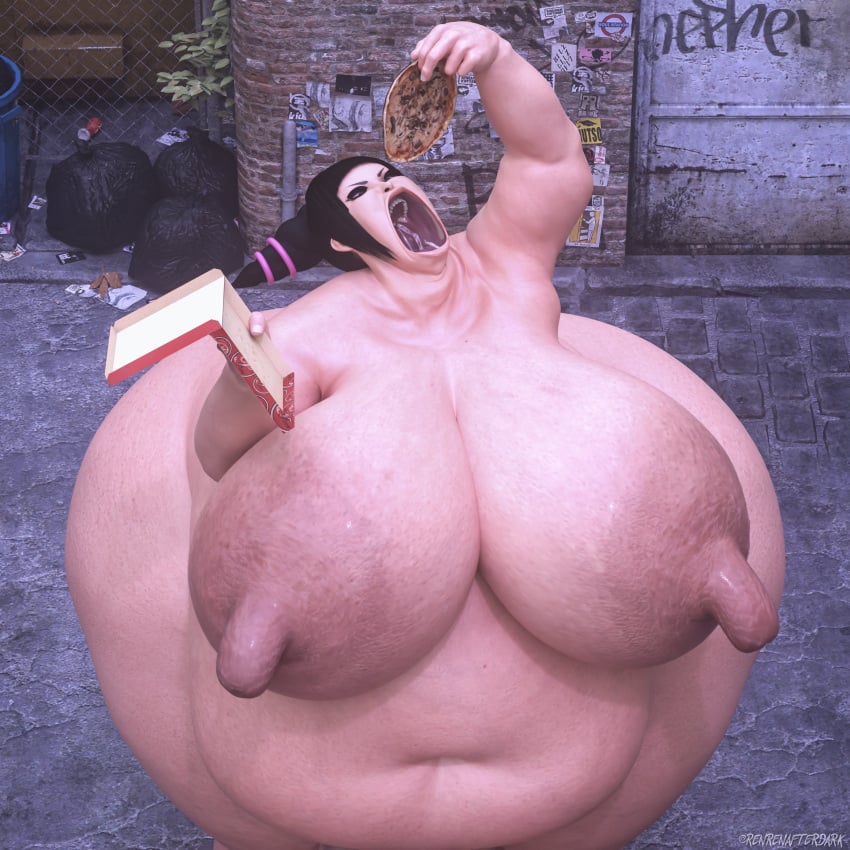 3d bbw big_areola big_belly big_breasts big_nipples breasts cock_vore eating_food fat_ass futanari gaping_mouth huge_belly huge_breasts juri_han long_nipples mini_giantess morbidly_obese morbidly_obese_female nipples obese obese_female open_mouth overweight_female renrenvore ssbbw street_fighter unhinged_jaw vore wide_hips