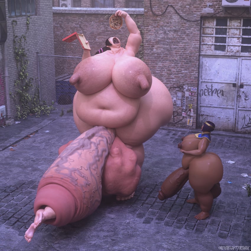 2futas 3d big_breasts cock_vore completely_nude duo_focus eating_food futa_giantess futa_urethral_insertion futa_with_futa futanari giantess hyper_ass hyper_cock hyper_hips juri_han menat mini_giantess nude nude_futanari overweight_female overweight_futanari renrenvore street_fighter unhinged_jaw urethral_insertion vore