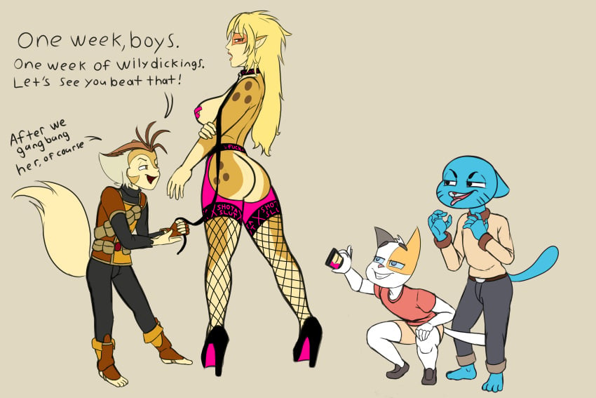 age_difference callmewritefag cheetara collar cub gumball_watterson larger_female leash litterbox_comics sex_slave size_difference slutty_outfit small_dom_big_sub smaller_male submissive_female the_amazing_world_of_gumball thundercats thundercats_2011 vincent_(litterbox_comics) wilykat