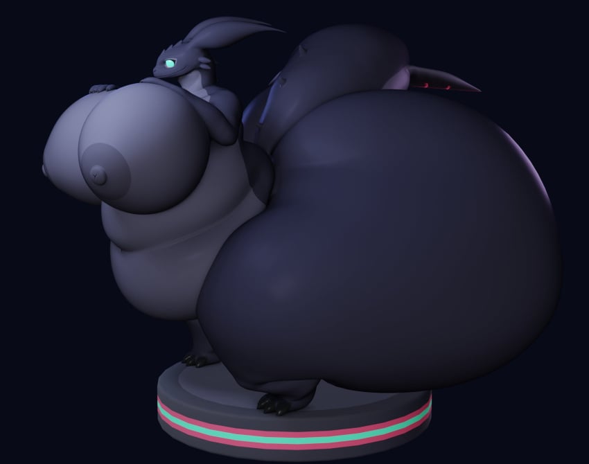 anthro big_ass big_breasts breasts bubble_butt colossal_ass darkdraketom dragon dreamworks female gigantic_ass how_to_train_your_dragon huge_ass huge_breasts hyper_ass night_fury tagme thick_thighs toothless wide_hips