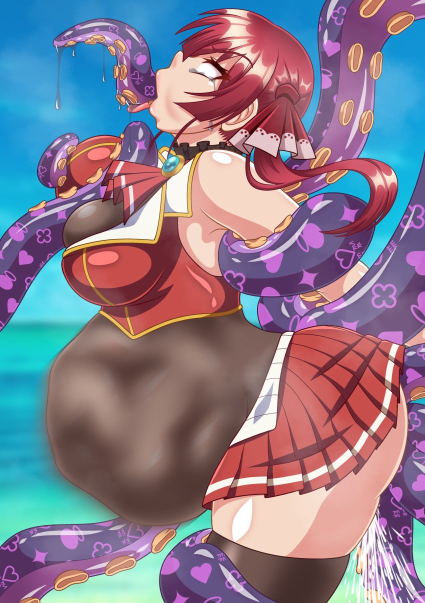 1girls all_the_way_through ass big_ass big_breasts big_thighs breasts busty female female_penetrated hololive hololive_english hololive_fantasy hololive_japan hololive_myth houshou_marine huge_ass huge_breasts huge_thighs large_ass large_breasts multiple_penetration ninomae_ina'nis penetration stomach_bulge stomach_deformation sudou37 tears tentacle tentacle_on_female tentacle_penetration tentacle_rape tentacles thick_thighs thighs virtual_youtuber