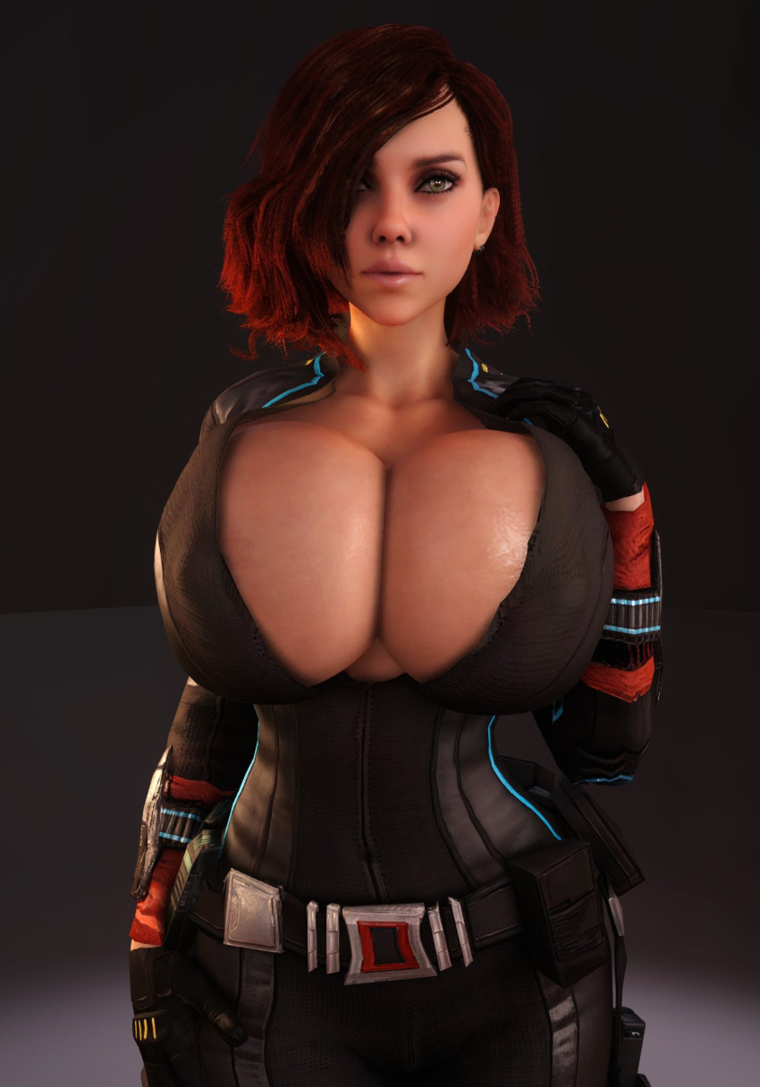 1girls 3d 3d_(artwork) alternate_breast_size asymmetrical_hair avengers avengers:_age_of_ultron big_ass big_breasts black_widow_(marvel) bodysuit breasts breasts_bigger_than_head busty cleavage clothed_female commission curvy digital_media_(artwork) female female_focus female_only female_solo giant_breasts hair_over_one_eye heroine hourglass_figure huge_breasts human human_female human_only human_solo hyper_breasts large_breasts light-skinned_female light_skin lips marvel marvel_comics mature mature_female natasha_romanoff red_hair solo solo_female superheroine thick thighs top_heavy unzipped unzipped_bodysuit upper_body vaako voluptuous waist wide_hips