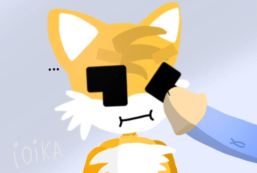 dick fox gay ioika_(artist) male male_focus male_only penis sonic_(series) sonic_the_hedgehog tails