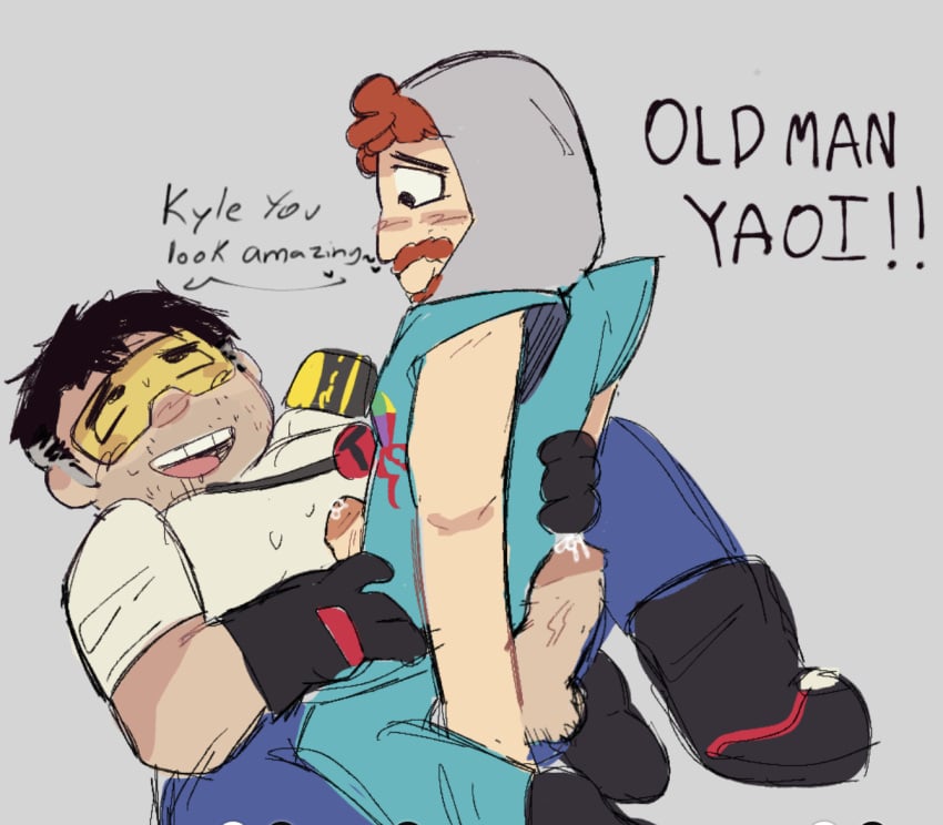 gay human_kite kyle_broflovski old_man_yaoi south_park south_park:_post_covid stan_marsh stan_x_kyle