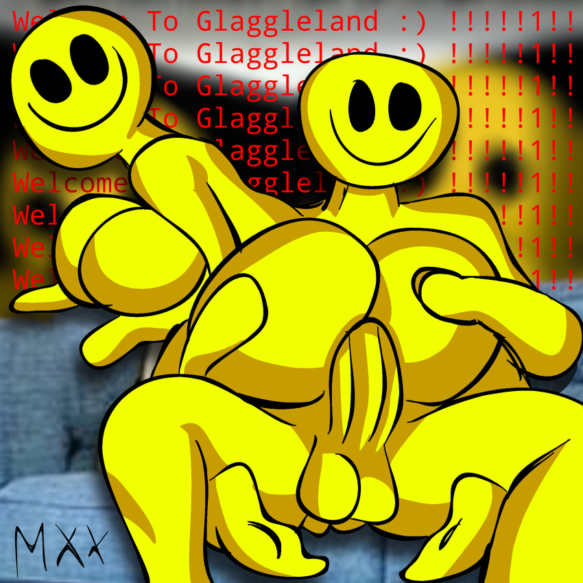 1:1 anal anal_sex ass breasts couch couch_sex enphoso glaggleland huge_ass huge_breasts male/female meme mxx naked naked_female shitpost yellow_skin