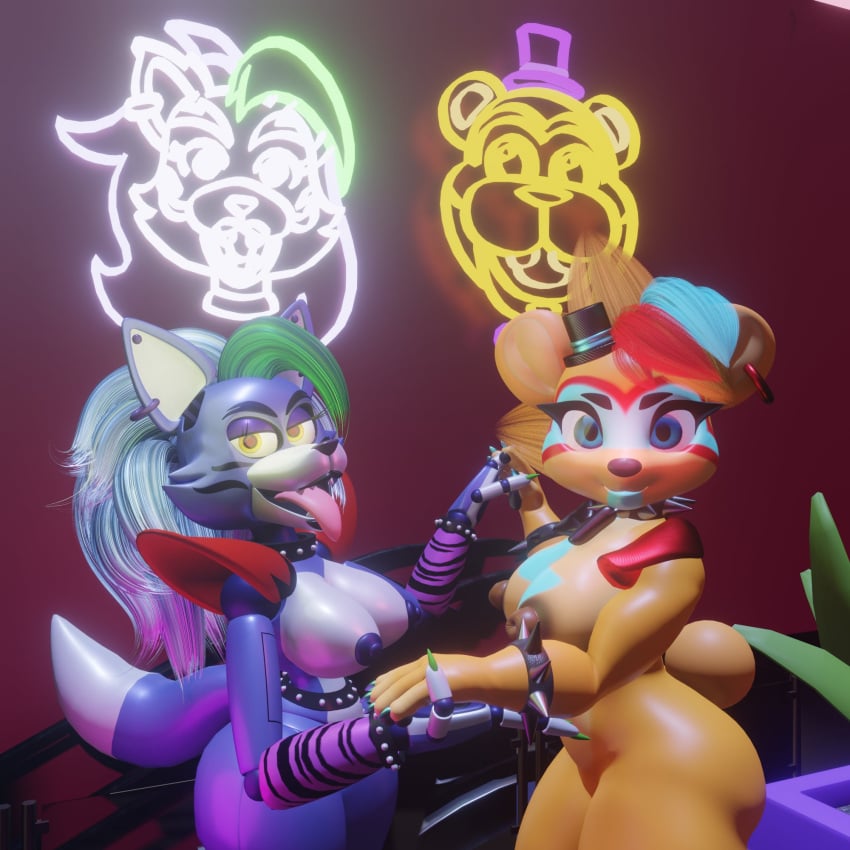 3d 3d_model breasts five_nights_at_freddy's five_nights_at_freddy's:_security_breach fnaf glamrock_freddy_(fnaf) roxanne_wolf_(fnaf) roxanne_wolf_(thedogoftin) roxanne_wolf_2.0_(thedogoftin) scottgames steel_wool_studios tagme thedogoftin