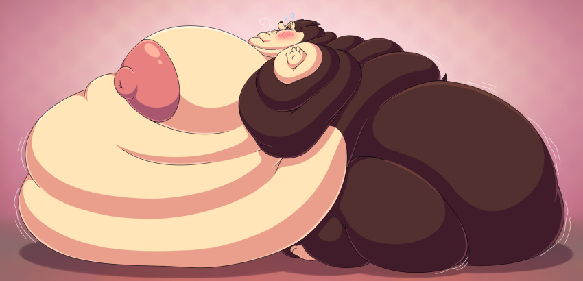 1girls animal_crossing areolae ass belly blush breasts brown_fur brown_hair fat fat_fetish female female_focus female_only hedgehog hedgehog_humanoid hips hyper hyper_ass hyper_belly hyper_breasts immobile immobilization jouigidragon large_ass large_belly large_breasts nintendo nipples nude nude_female obese obese_female overweight overweight_female sable_able sit sitting snoozey stomach thick_thighs thighs weight_gain wide_hips