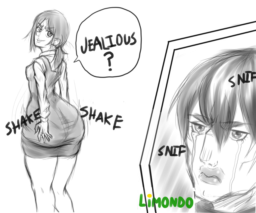 alternate_ass_size attack_on_titan big_ass big_butt bottom_heavy curvy fat_ass gabi_braun humiliation limondo meme mikasa_ackerman thick_ass thick_thighs