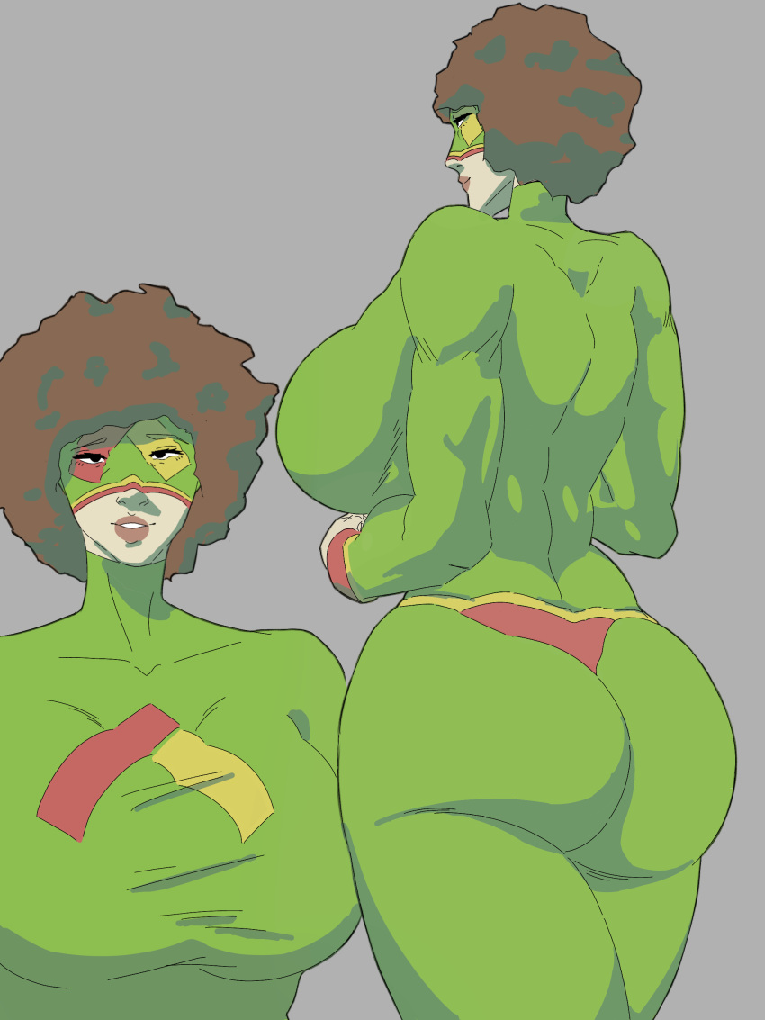 afro big_ass big_breasts big_butt bodega_aurrera mama_lucha mask masked_female mexican milf mother superheroine walmart