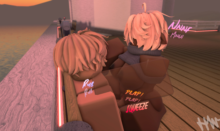 1boy1girl 3d cowgirl_position dark-skinned_female female_penetrated hexiewexie muscular_female roblox robloxian self_upload tagme