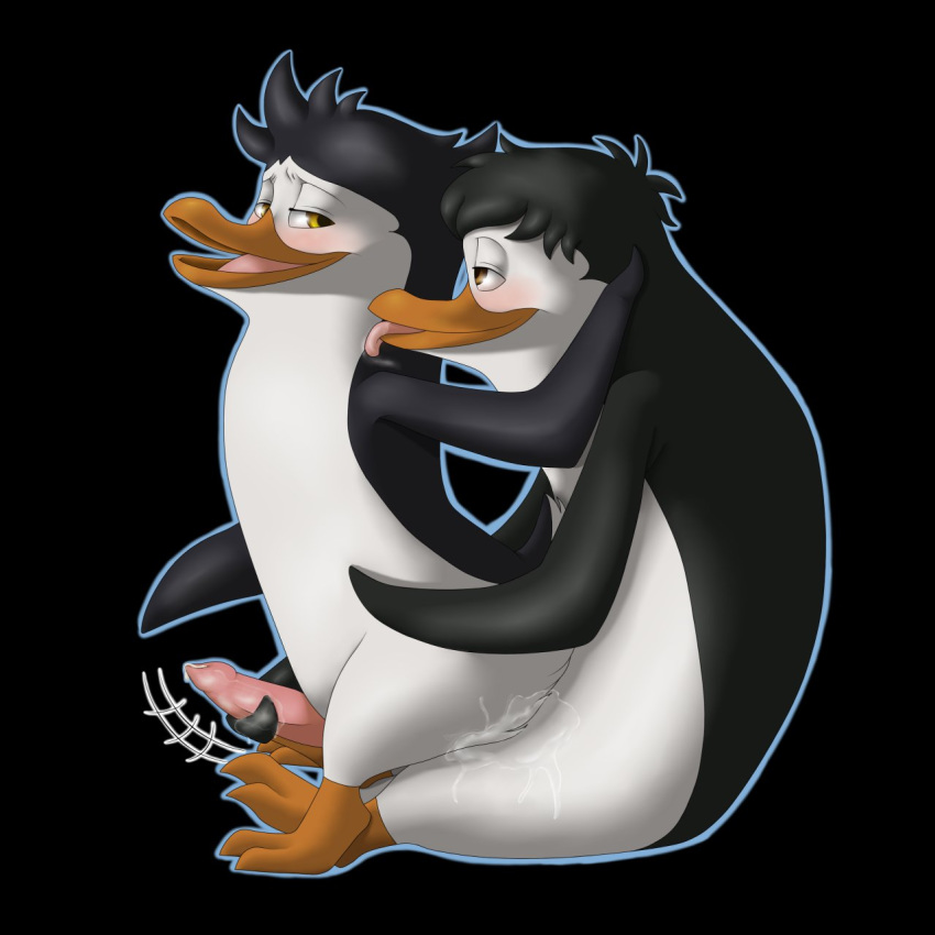 2boys anal anal_sex artist_request erect_penis erection furry furry_only gay kowalski madagascar_(series) male male_only no_humans penis rico_(madagascar) tagme yaoi