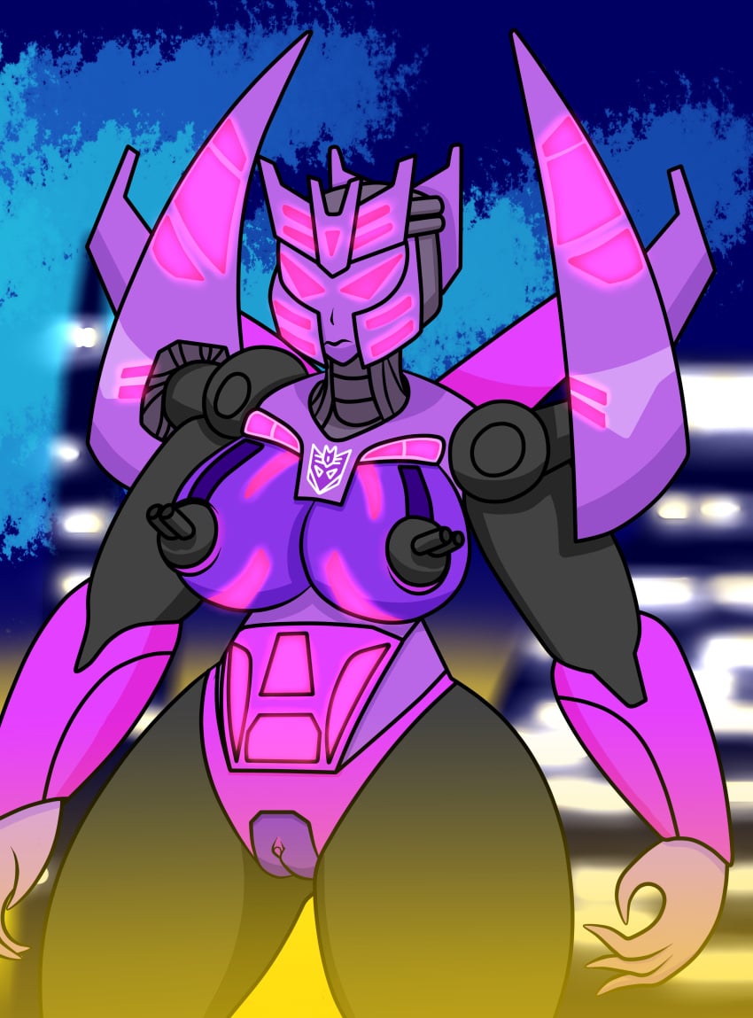 1girls angry angry_face breasts clitoris cybertronian decepticon female female_focus female_only giant_female giantess machine nemesis_(transformers) nude nude_female pink_eyes pussy robot robot_girl robot_humanoid the_nemesis_(transformers) titan_(transformers) transformers transformers_siege vagina yurii_(artist)