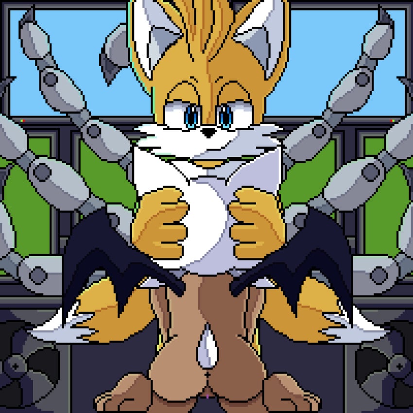 9_tails animated anthro computer duo fellatio female feral genitals head_grab hi_res humanoid male male/female multi_tail nine_(sonic_prime) nude oral penile pussy rouge_the_bat sega sex smile sonic_(series) sonic_prime sonic_the_hedgehog_(series) tail tails tails_nine wings