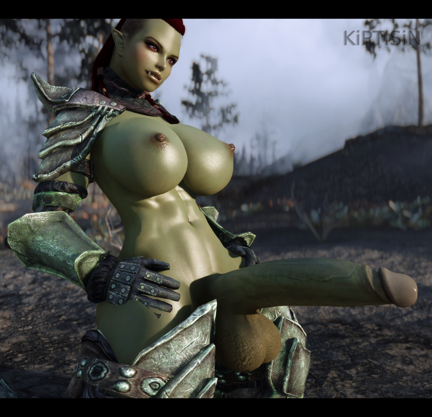 1futa 3d abs armor armored_gloves big_balls big_breasts big_nipples big_penis bimbo busty curvaceous curvy curvy_body curvy_futa futa_only futanari glossy grabbing_breasts green_penis hi_res high_resolution highres huge_balls huge_breasts huge_cock huge_thighs kiptisin monster_cock musc muscles muscular muscular_futanari oil orc orc_futanari orsimer pose red_eyes red_hair self_upload skyrim solo the_elder_scrolls touching_breast vein veins veiny_penis warrior wet wet_body wet_skin