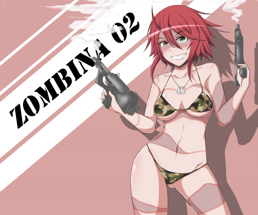 bikini jay87k monster_musume_no_iru_nichijou swimsuit zombie_girl zombina